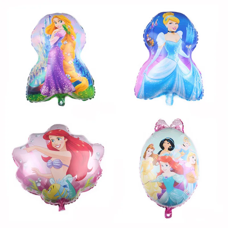 

TSZWJ New Princess Mermaid Shaped Aluminum Balloons Holiday Party Wedding Decoration Balloons Wholesale