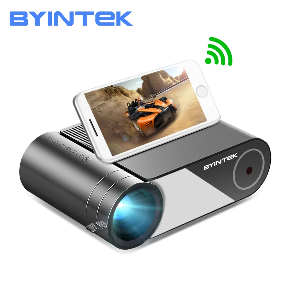 

BYINTEK SKY K9 720P 1080P Wireless display Portable Home Theater HD Mini LED Projector
