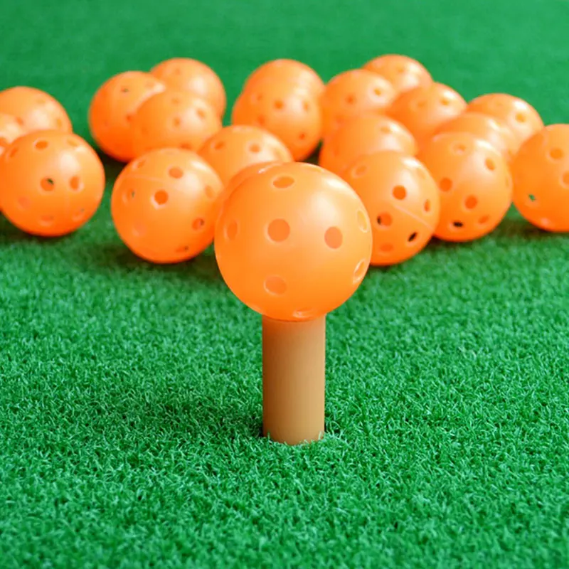 Полый мяч для игры в гольф, тренировочный качели 43,0 мм, открытый воздушный поток, портативный тренажер