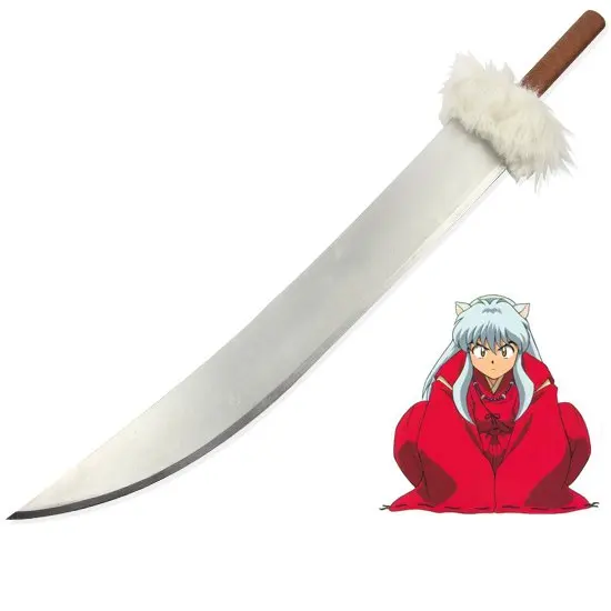 [Забавный] 130 см косплей аниме InuYasha Tetsusaiga оружие Деревянный Меч Модель костюм