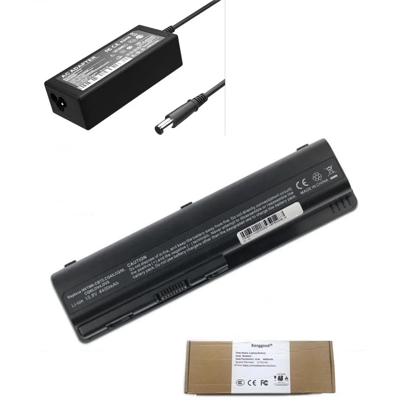 4400mAh лаптоп с Батарея + 18 5 V 3.5A Мощность Зарядное устройство для HP HSTNN-DB72 CQ40 CQ45 CQ50 CQ60