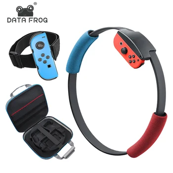 

DATA FROG Adjustable Elastic Leg Strap Sport Movement Band Ring Con For Nintendo Switch Joy Con NS Yoga Ring Fit Adventure Game