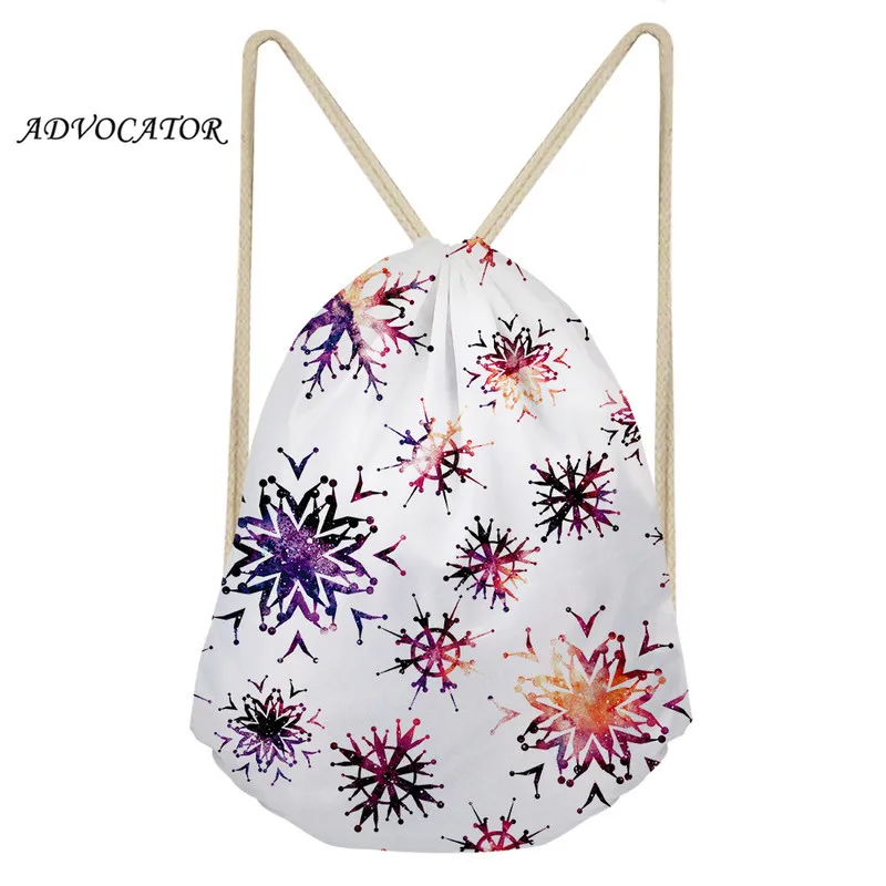 

Geometric Starry Sky 3D Pattern Draw String Backpack Women Storage Package Kids Drawstring Bag Travel Package Mochila Cuerdas