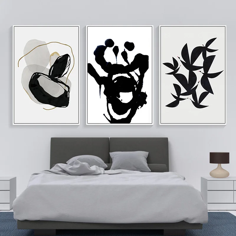 Moderne Linie Abstrakte Leinwand Malerei Nordic Stil Wand Kunst Minimalistischen Poster Und Drucken Wohnzimmer Schlafzimmer Deko Painting Calligraphy Aliexpress