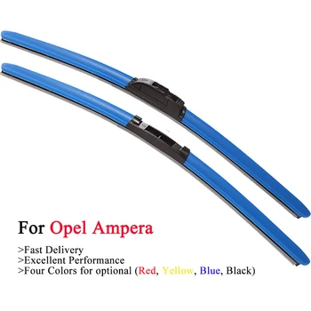 

HESITE Color Car Wiper Blades For Opel Ampera E Electric Auto Parts 2012 2019 2Pcs Hybrid Whindscreen Wipers 26" Red Blue Black