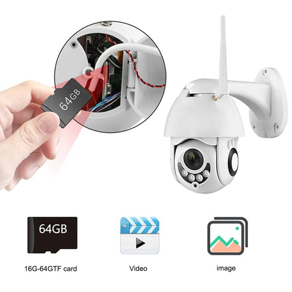 

WIFI Camera Outdoor IP Camera 1080p CCTV Security Cameras IP Camera WIFI Exterior 2MP IR Night Vision Home Surveilance Camera