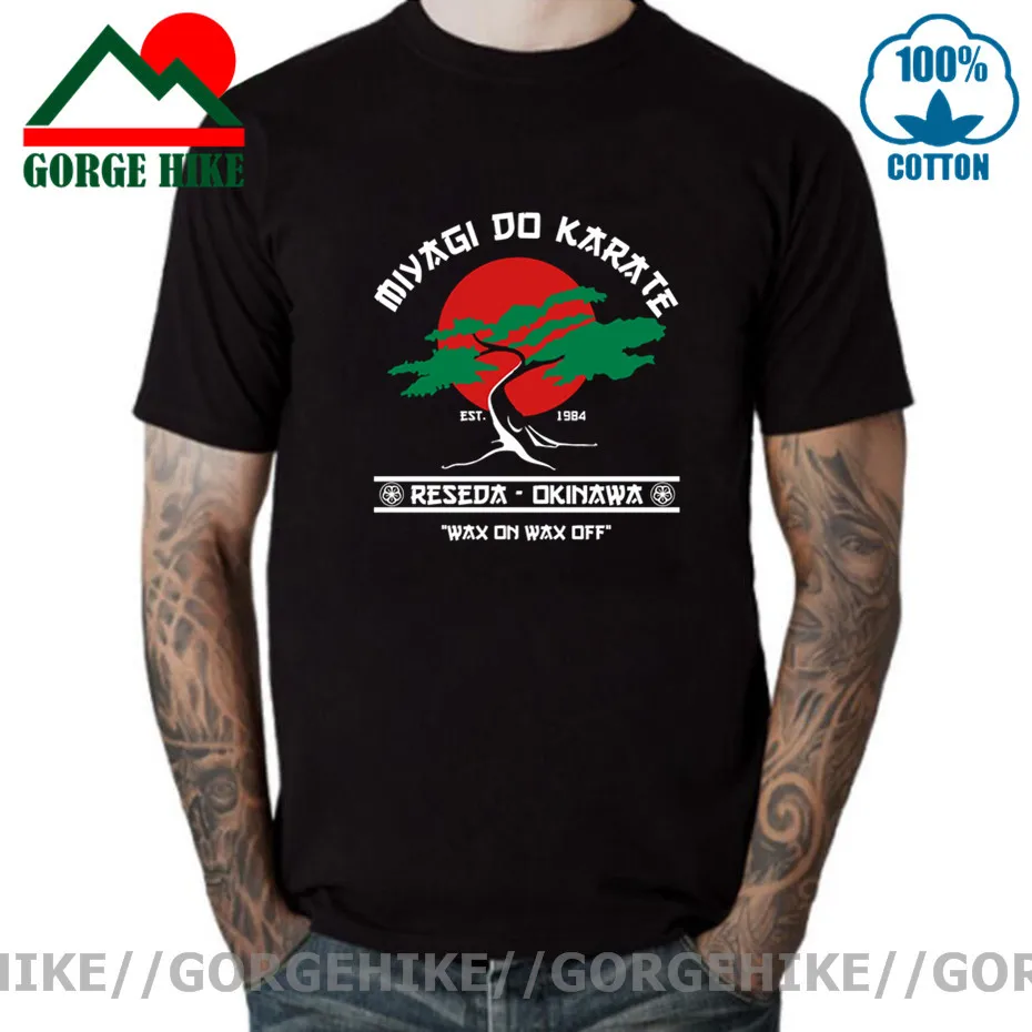 Футболки Miyagi Do Karate Homme Tees Kyokushin Masutatsu Oyama Cobra Kai Japan-мужская футболка с принтом на