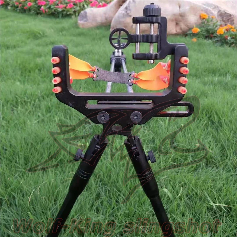 Купить дешево Wolf King Powerful catapult Hunting Slingshot Rifle