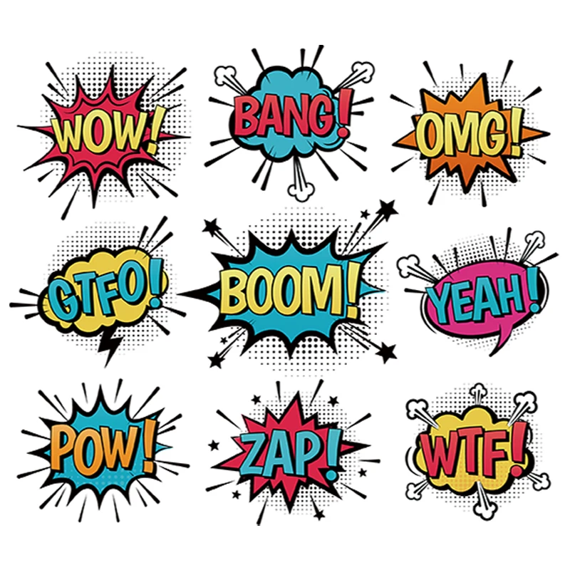 Вау буквы Parches термопереводные патчи для одежды футболки железные накладки