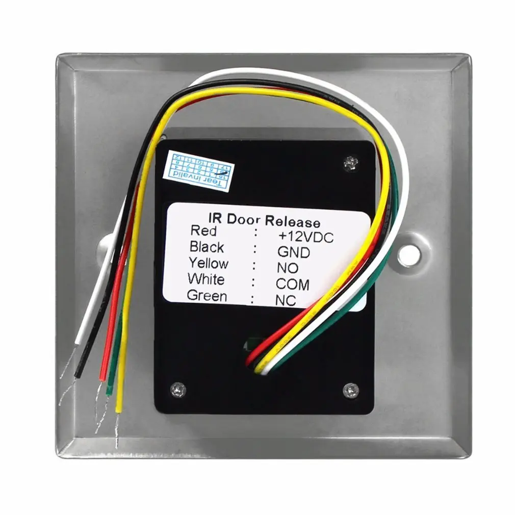 No Touch Sensor Exit Switch Induction Type Inductive Exit Release Button Switch Access Control DC12V With LED Indicator Light