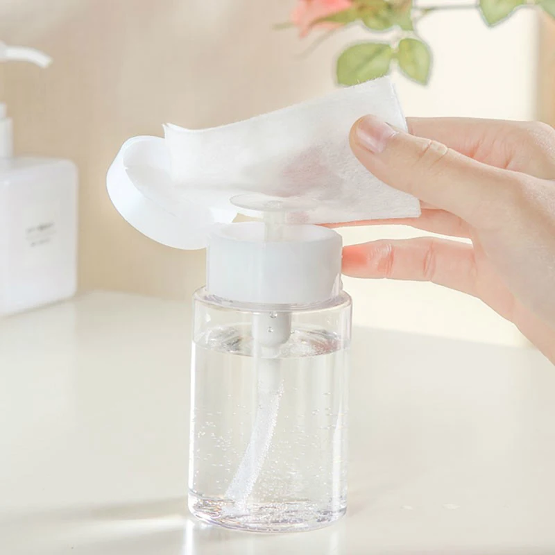 Makeup Remover Water Pressing Bottle Makeup Dispensers Bottle Travel