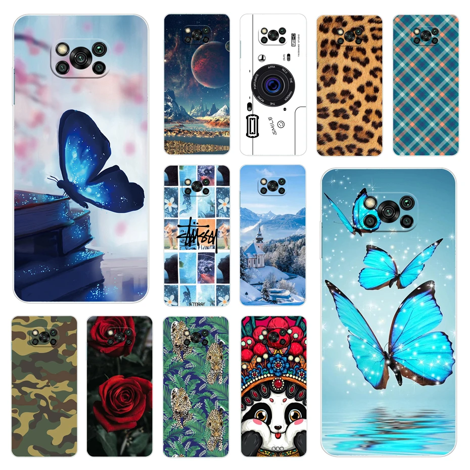 Funda Para Xiaomi Poco X3 Pro Mariposas Azules, Uso Rudo, InstaCase  Protector para Xiaomi Poco X3 Pro Antigolpes, Case Mariposas Azules