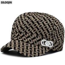 SILOQIN тренд женская шляпа осень лук решетки кепка газетчика Элегантная Модная бейсболка восьмиугольная кепка Бренды Спорт для отдыха шапки