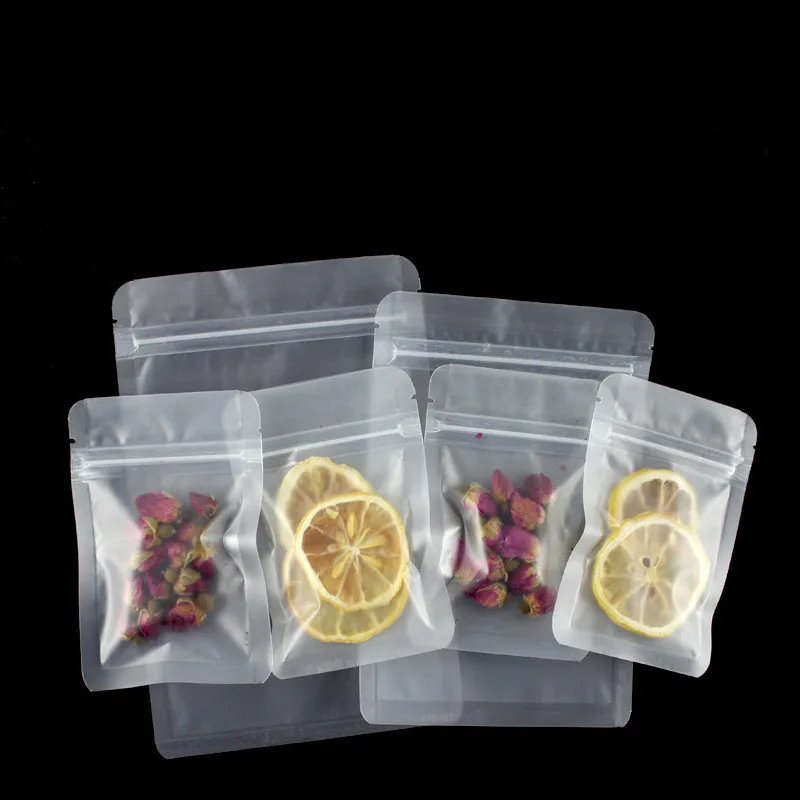 

Kitchen Organizer Thickened Transparent Storage Bag Flat Bottom Self Sealing Bags Zero Waste Fruit Tea Food Bag Sealed Snack Bag