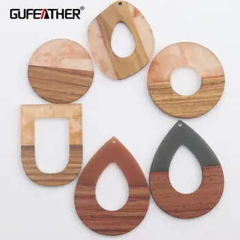 

GUFEATHER M463,jewelry accessories,Wood acrylic earrings,jewelry findings,hand made,charm,jewelry makings,diy earrings pendant