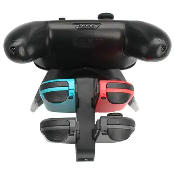 

5 in 1 Charger Charging Dock Convenient Practical User-friendly Design with Indicators Fit for Nintend Switch Pro 4 Joy-con