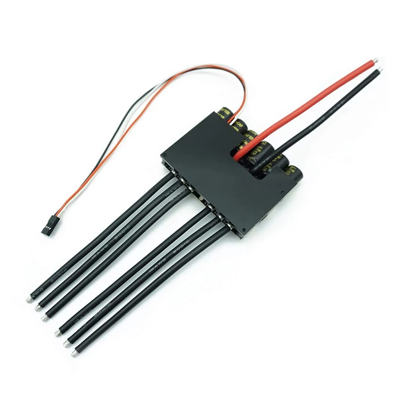 V4.20 двойной Fsesc4.20 100A Esc W/Bec анодированный алюминиевый радиатор для электрического скейтборда Rc Радиоуправляемый автомобиль E-Bike E-Scooter робот