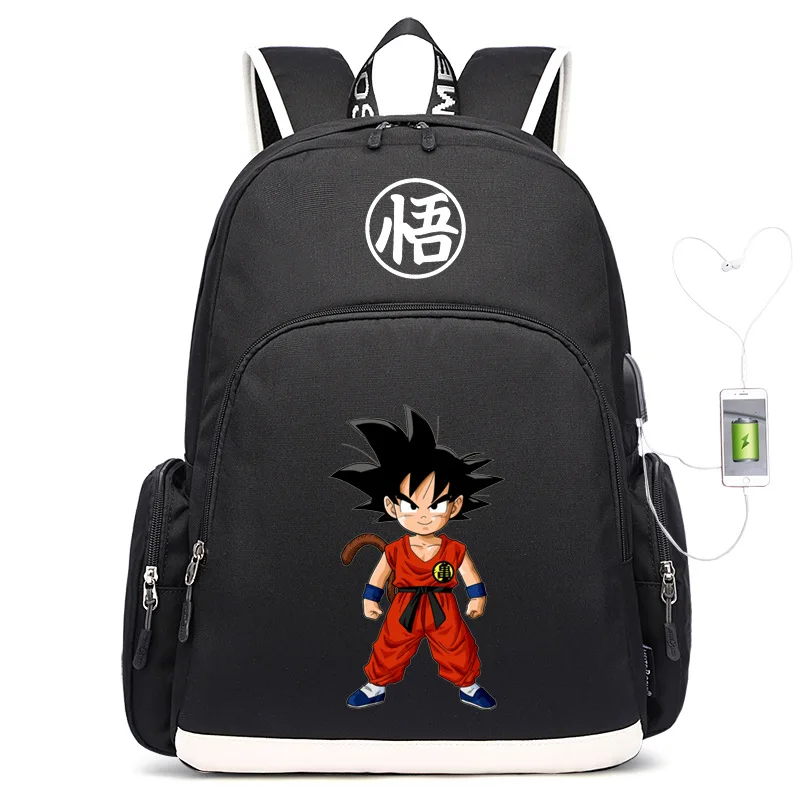 

Dragonball Dragon Ball Backpack USB Schoolbag
