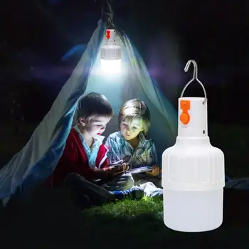 

10/14LED Battery Powered LED Bulbs USB Rechargeable Lamp Bulb Emergency Light 360-Degree Lighting for Outdoor Hiking Tent