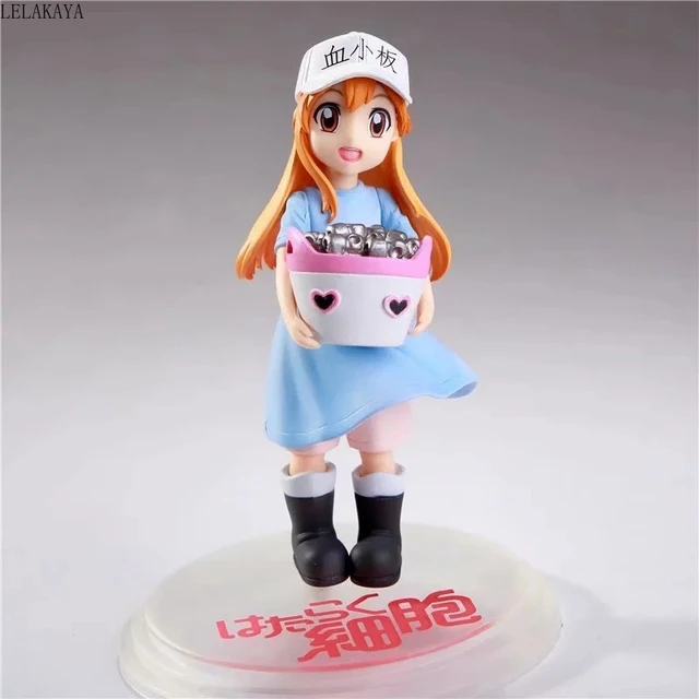 Anime Células no Trabalho Plaquetas, Bandeira Hataraku Saibou Ver, 7-10cm,  Chegada Nova Yuanbao-Modelo Figura