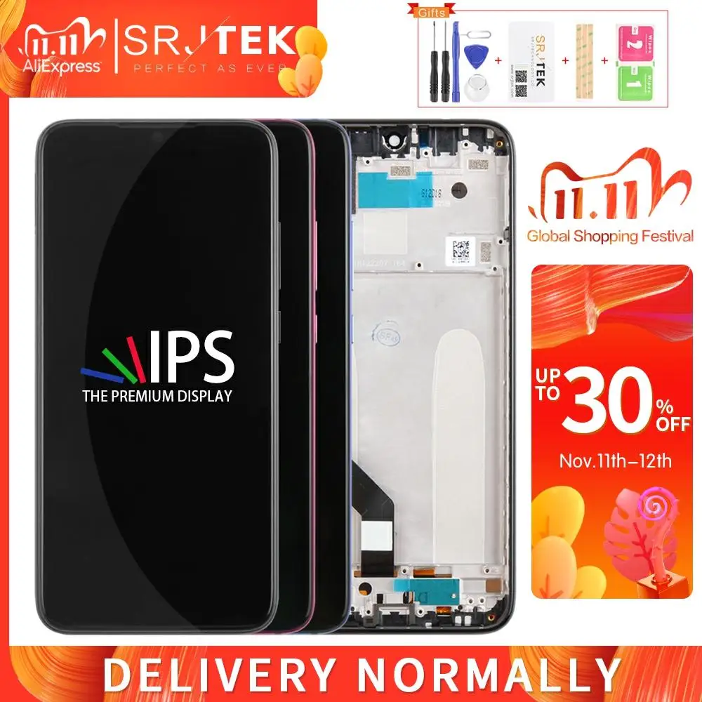 Для Xiaomi Redmi Note 7 Pro дисплей матричный сенсорный для экран дигитайзер в сборе