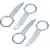 4Pcs/2 Pair Auto Radio Removal Key Pin Tool Stereo Head Unit Audio ToolsCar Repair Tool Специальные Инструменты Для Разборки VW Audi