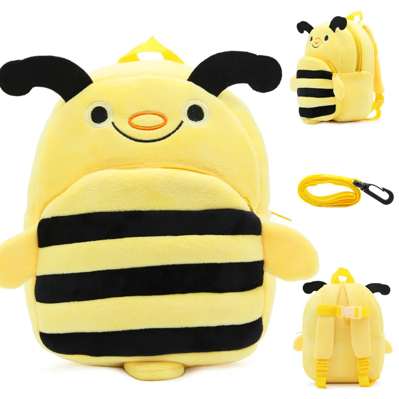

Animal Plush Backpack Toddler Baby Harness Backpack Leash Safety Anti-lost Backpack Strap Walker Dinosaur Backpack