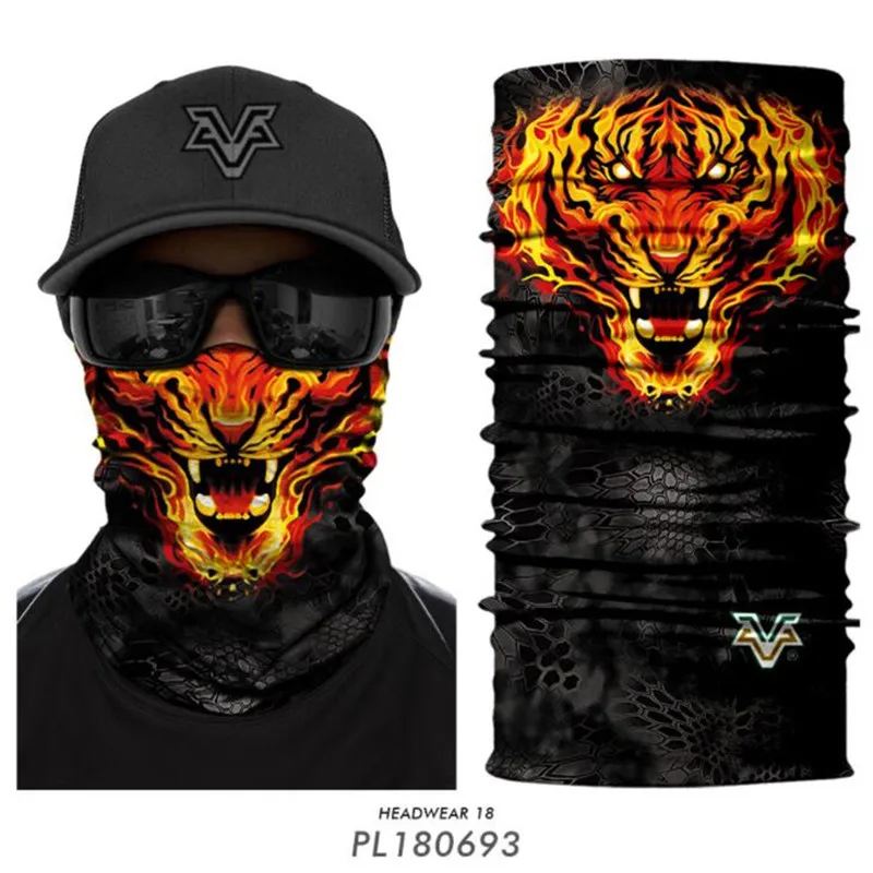 Movie Venom Anime Hoodie Skull Seamless Balaclava Magic Scarf Headwear Outdoor Sports Bandanas Cycling Hiking Mask Neck Gaiter - Цвет: PL180693