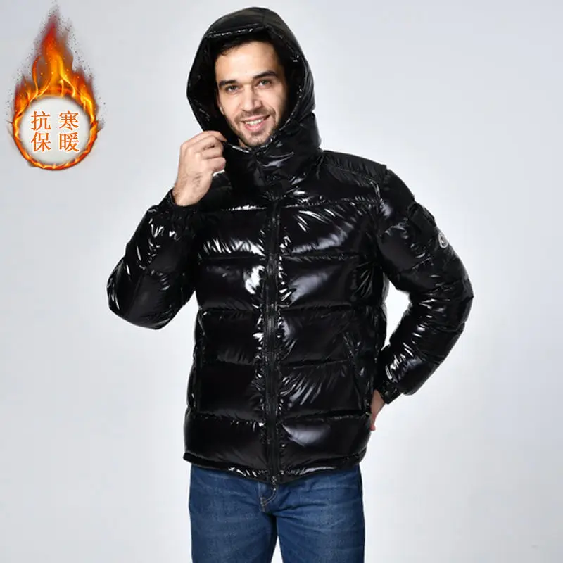 Winter Down Jacket for men Shiny Down 