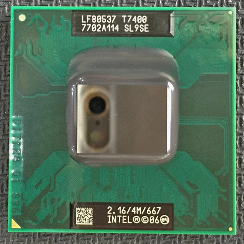 Процессор INTEL T7400 2,16 GHz 4M 667MHz BGA479 cpu работает на чипсете 945