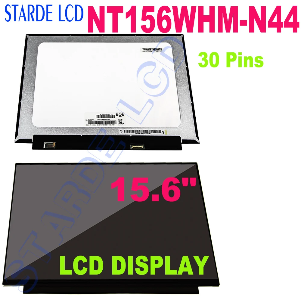 

15.6" NT156WHM-N44 V8.0 Laptop LCD LED Screen P/N 5D10P53898 WXGA HD 1920*1080 Display 30 Pins New Non-Touch Matrix Panel