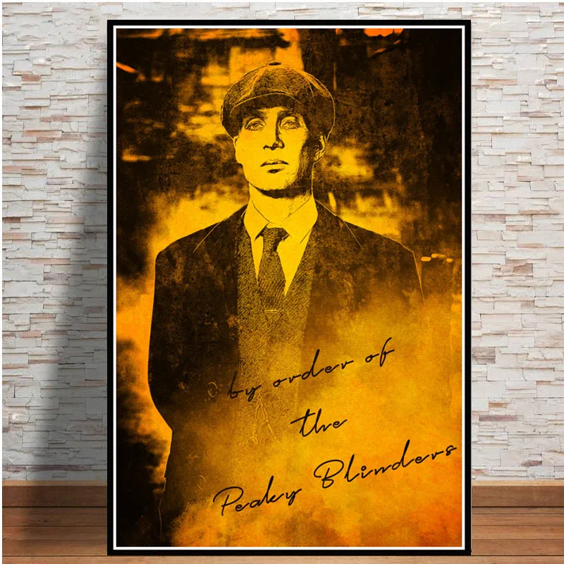 Peaky bliners Cillian Мерфи ТВ-шоу художественный постер Картина Настенная картина домашний декор, плакаты и принты