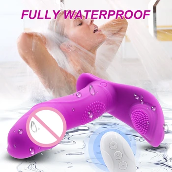 Wiggling Wearable Vibrator Mimic Finger Quiet Panty Vibrator Wireless Remote Control Vagina G Spot Stimulator Sex Toys for Women 6