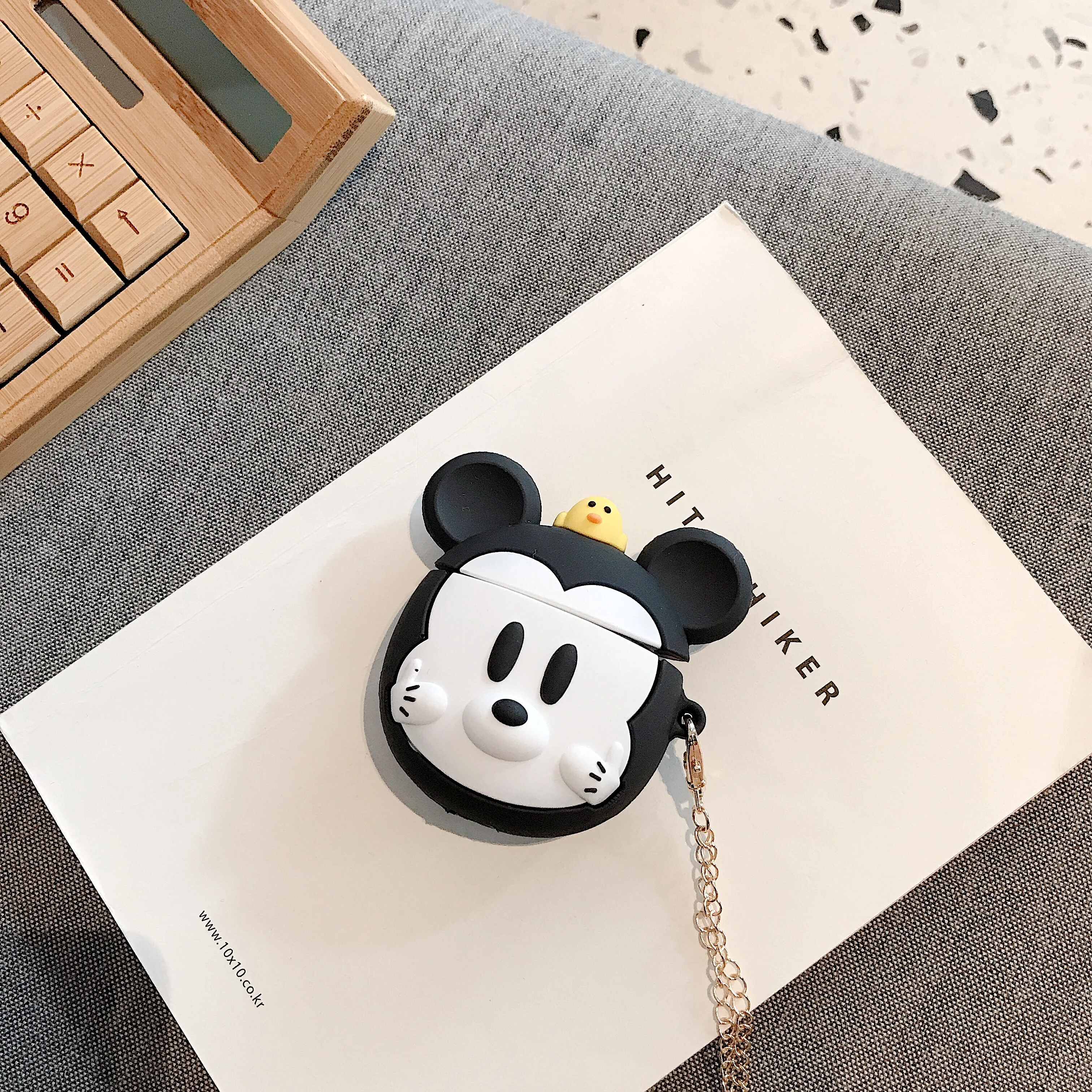 3D милый мультяшный Bluetooth чехол для наушников для Apple AirPods, мягкий зарядный чехол для наушников s для Airpods, защитный мультяшный чехол