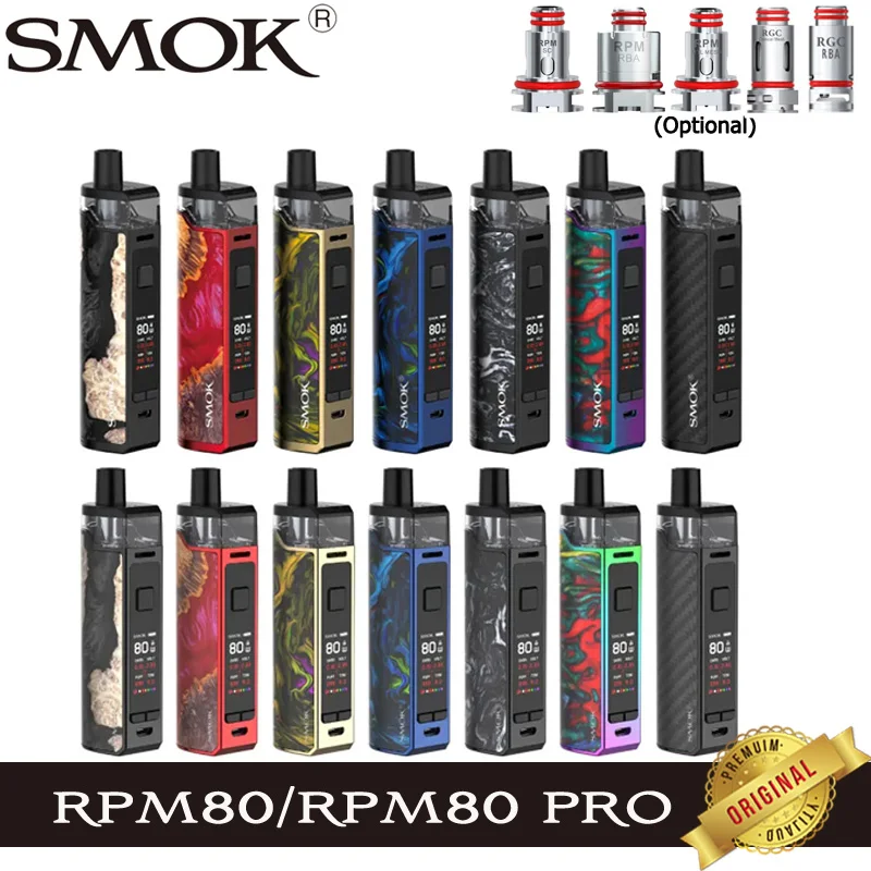 Набор для вейпа SMOK RPM80 PRO 3000 мАч 5 мл|Системы нагревания табака и электронные