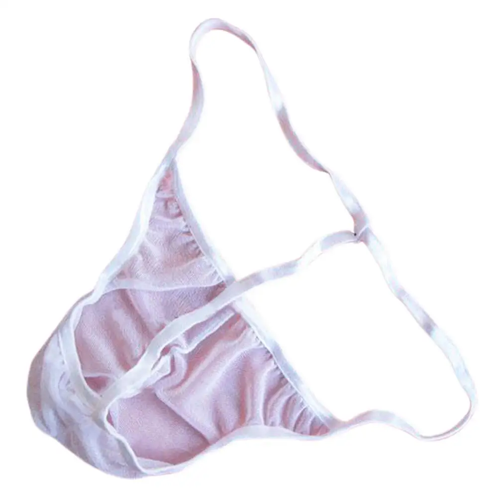 

Man G-string Thong Panties Sexy Underwear Jockstraps Solid Men Lingerie Bedtime Underpant Pouch
