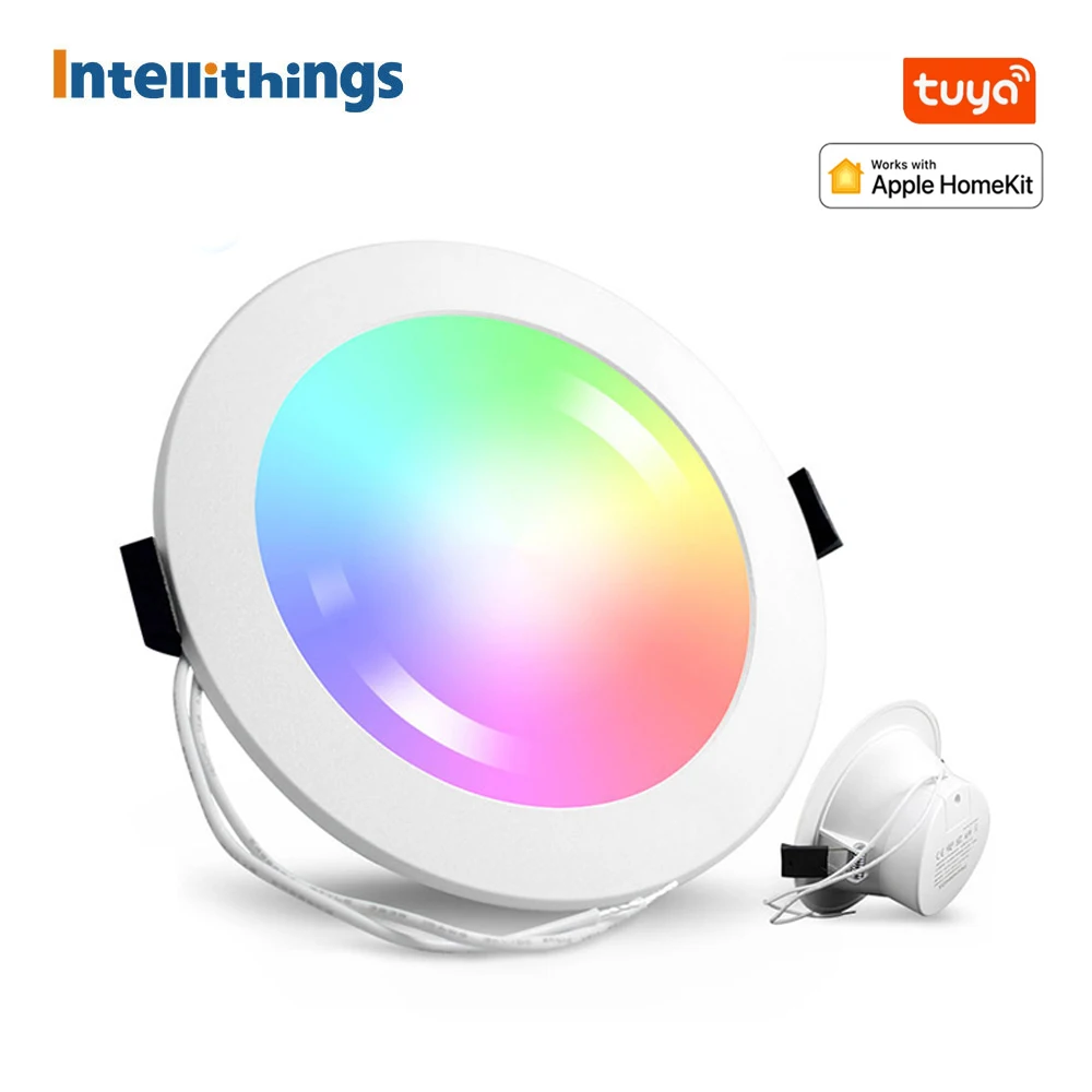 Intellithings Homekit Wifi Smart Led Downlight Round Recessed Lamp For
