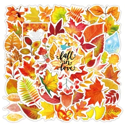 Lot de 10/30/50 pièces d'autocollants Graffiti d'automne pour ordinateur portable, tasse d'eau, étanche, pour bagages, vente en gros 