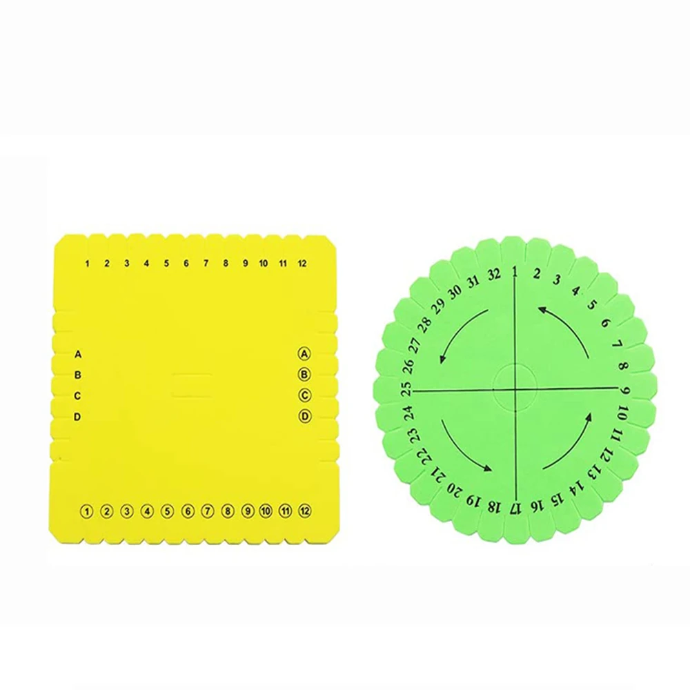 D&D Kumihimo Disks Set 10cm/15cm 4 Different Looms Braiding Flat Round Square for DIY Kumihimo Beading Cord Disk Braiding 