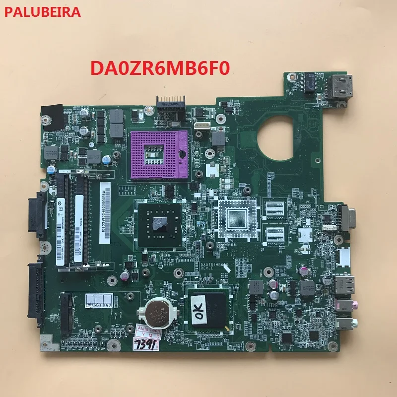 PALUBEIRA для acer extensa 5635 5235 материнская плата для ноутбука MBEDV06001 DA0ZR6MB6F0 REV F GL40 DDR3 протестированная работа идеальная