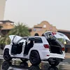 1:32 Jeeps Grand Cherokee Alloy Car Model Diecasts & Toy Off-road Vehicles Metal Car Model Simulation Sound and Light Kids Gifts 5