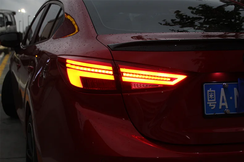 Автомобильный стильный задний фонарь для Mazda 3, задний светильник s-, новинка, dzda3 Axela, светодиодный задний светильник, дизайн, светодиодный задний фонарь DRL+ тормоз