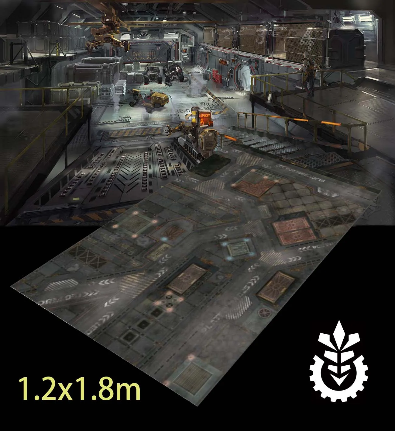  Loading District For War 40K PP Hammer Gaming Large Blanket Mouse Pad Gamer Plus Size Mat Computer 
