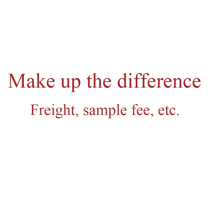 

Make up the different