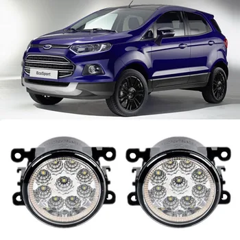 

Car Styling For Ford EcoSport 2013 2014 2015 2016 9-Pieces Leds Fog Lights H11 H8 12V 55W LED Fog Head Lamp