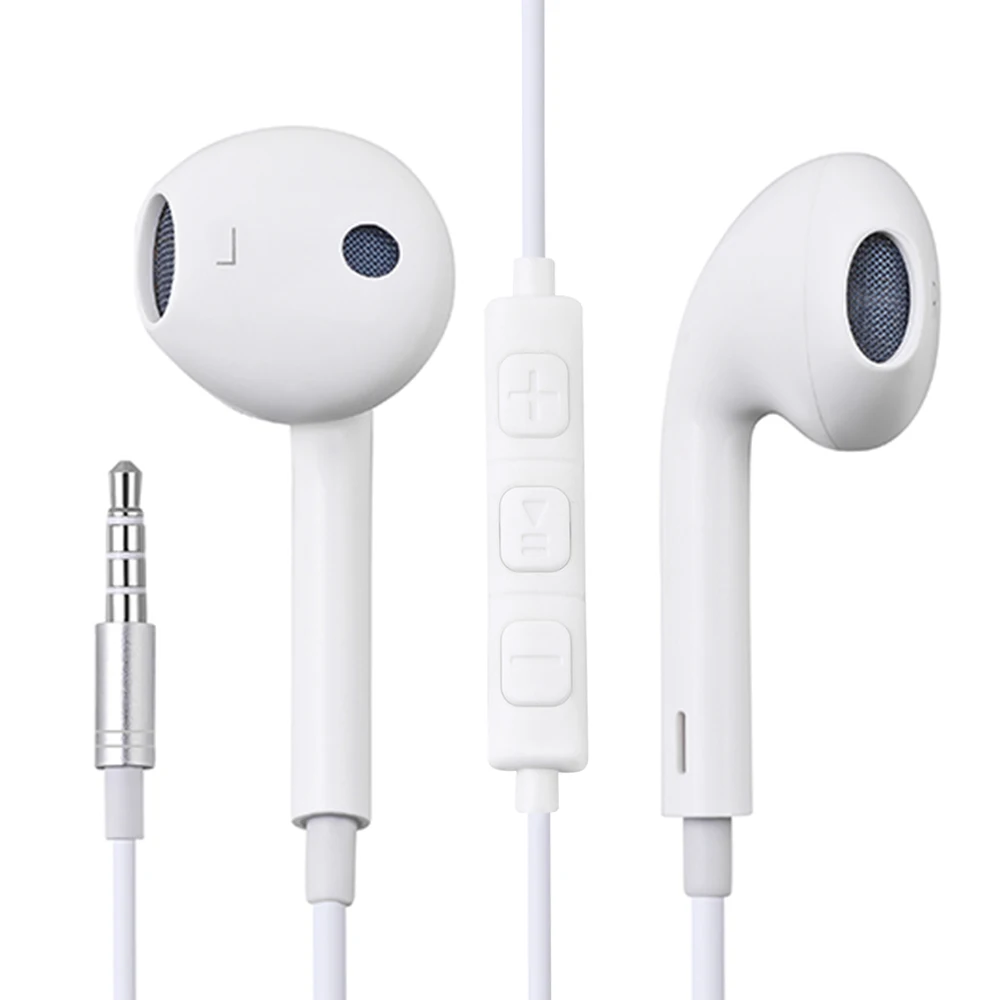 Portable in-ear wired stereo 3.5MM earphones with microphone for xiaomi huawei meizu Samsung honor 10lite Y6 headset | Электроника