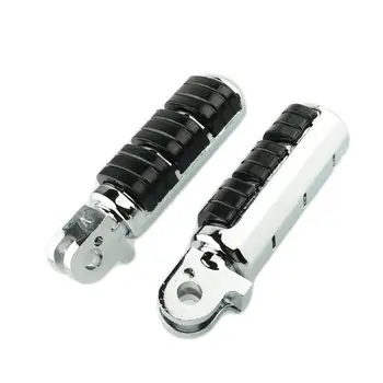 

Motorcycle Pedals Footboards Parts Front Rider Foot Pegs FootRests Footpegs For Honda VTX 1800 Shadow 1100 Yamaha Kawasaki