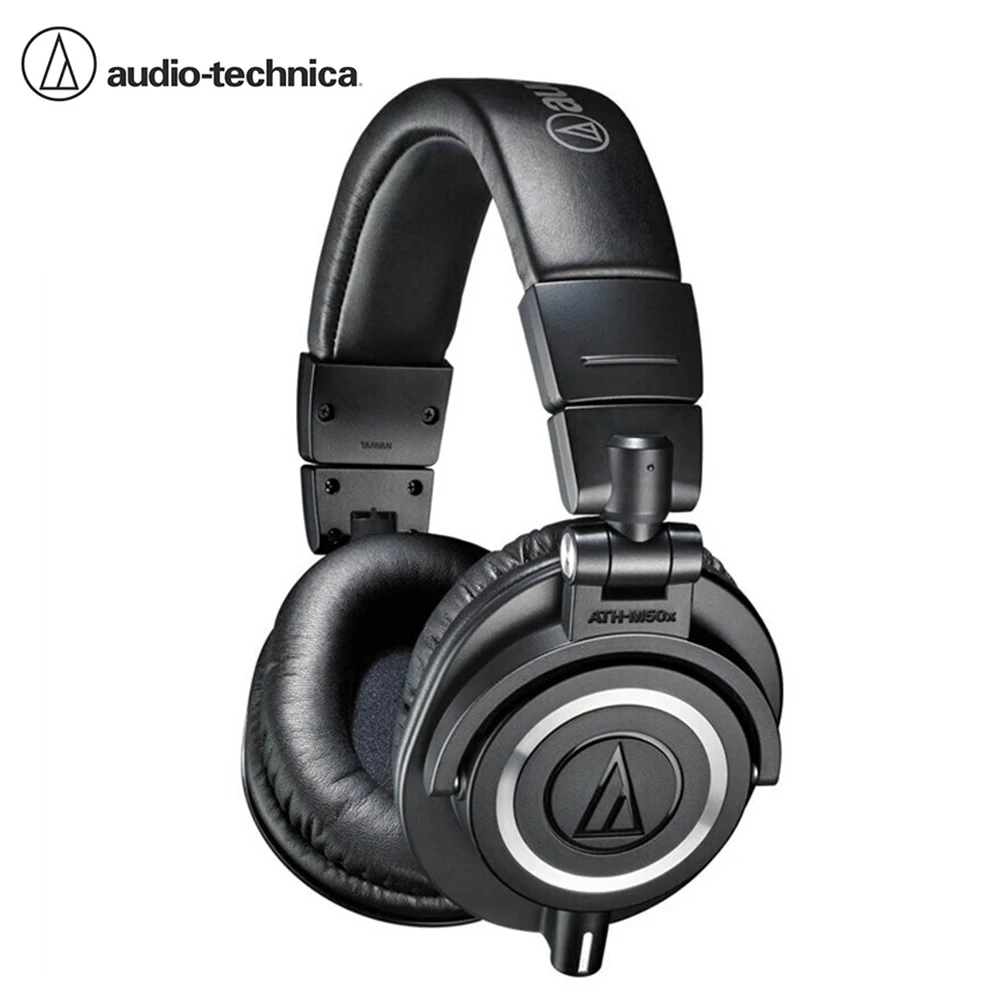 Оригинальные наушники Audio-Technica ATH-M50X проводные профессиональные мониторные HIFI