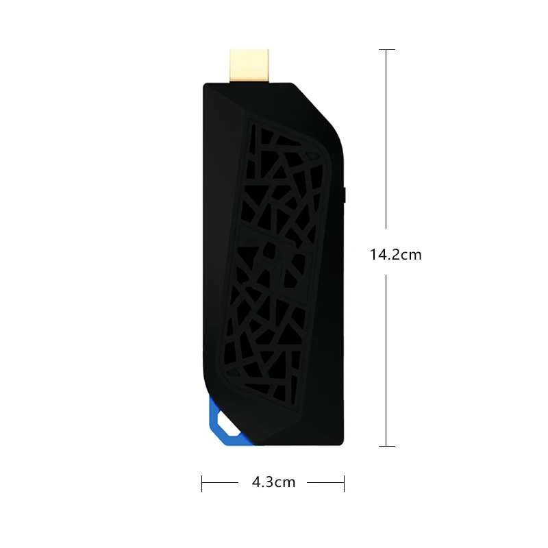 Mini PC Computer pro Stick Intel Atom Z8350 Quad Core Dual Wireless TV Built-in Fan 1.44GHz 4GB/64GB Licenced Windows10