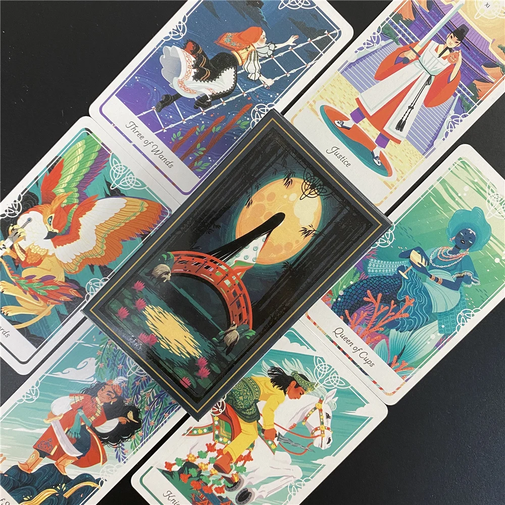 

Tarot of the Divine A Deck and Guidebook Inspired by Deities Folklore and Fairy Tales from Around the World Tarot Cards Game